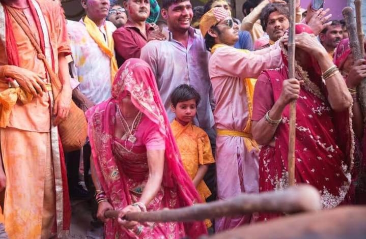 Tradition of playing holi in Braj’s village of Jaab