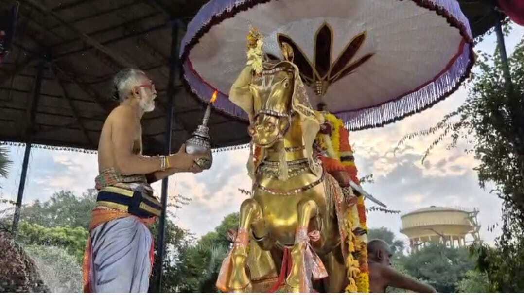 Tradition of Vijaya Dashami Celebration at Shri Rang Mandir - Vrindavan ...